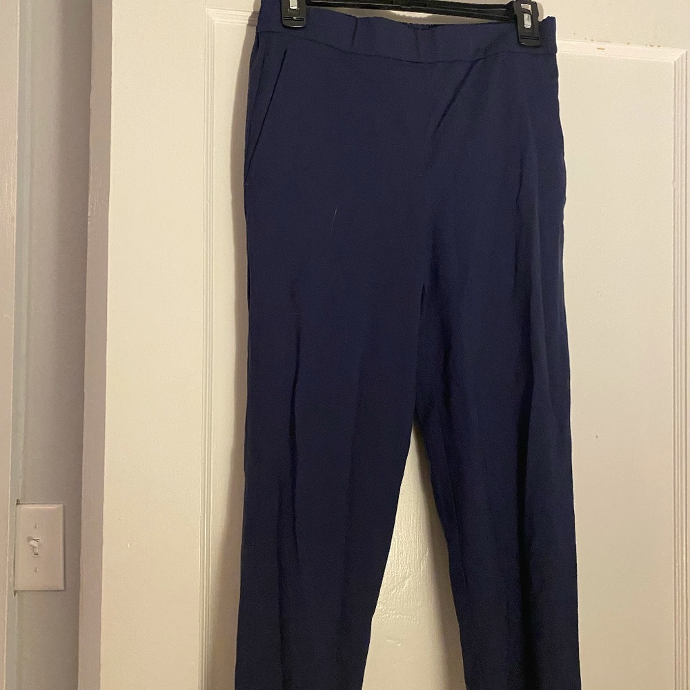 Theory Good Linen Women's Pull-On Tapered Pants